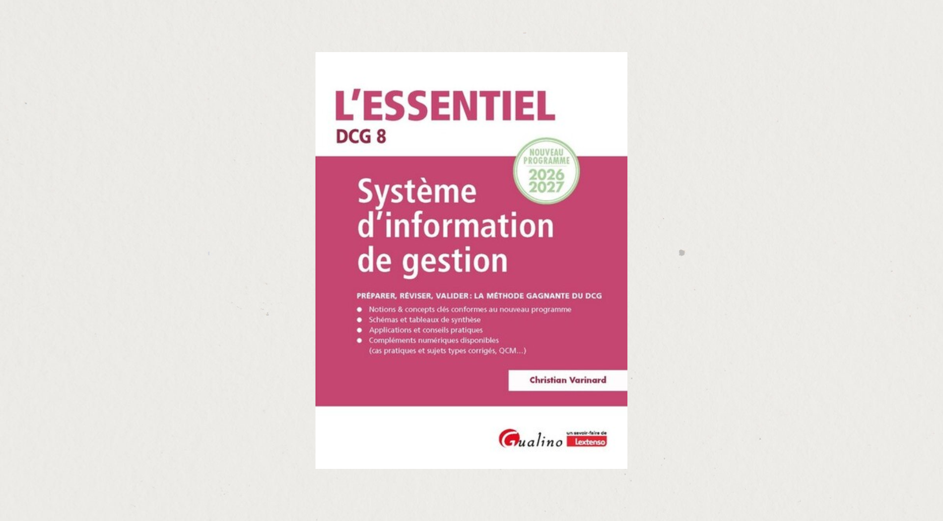Illustration de l'article L'essentiel DCG 8 - Système d'information de gestion - 2026/2027